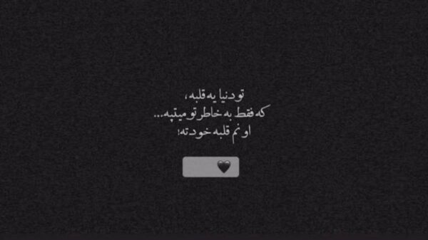  در این سینه جز تو نبود اشتیاقی